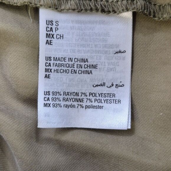 INC Women's Olive Green Jogger Pants Cargo Pockets Elastic Waist Cuffs Sz Small - Picture 5 of 7